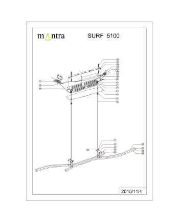 ***OFER/DES*** SURF * LÁMPARA LINEA